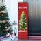 Merry Christmas Porch Sign for Front Door, Xmas Wooden Welcome Sign with Christmas Tree for Front Porch Decorations, Winter Garden Decor Outdoor Hanging Signs Wall Sign 31.5"H